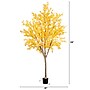 Nearly Natural 9' Autumn Maple Artificial Fall Tree (T4812)~#|#~87C2BE4D-971F-4C73-96D0009633620259_sc7