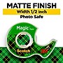 Scotch Magic Invisible Clear Tape Refill, 0.5" x 12.5 yds., 1" Core (104)~#|#~87C3B987-6B71-46A6-811B31A6A9627AED_sc7