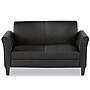 Alera 55.5"W Bonded Leather Loveseat, Black (ALERL22LS10B)~#|#~87CC45B1-AE2C-4482-B74D57239472B748_sc7
