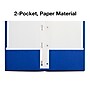 Staples Smooth 2-Pocket Paper Folder with Fasteners, Blue, 25/Box (50774/27542-CC)~#|#~87CF9CDC-8299-43F9-A7A3040F721D970C_sc7