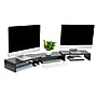 Mind Reader Adjustable Dual Monitor Stand, Up to 44 lbs., Black (MDFMOND-BLK)~#|#~87E2DFB7-0EEC-4517-822C1162C97623D6_sc7