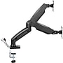 Lorell Adjustable Dual Monitor Mounting Arm, Up to 32" Monitor, Black (LLR99801)~#|#~87E8C171-A393-472C-9EBDDDD9A7CA9125_sc7