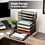 Mind Reader Metal Mesh Desk Organizer, Black (MSUP7C-BLK)~#|#~88091842-C2F3-4039-9E552BDC6A6ACB66_sc7