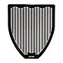 Coastwide Professional™ Urinal Floor Mat, 17.5" x 20.5", Black, 6/Carton (CW24767)~#|#~880BF55E-24DA-48E6-9A8980A205E7B9C3_sc7