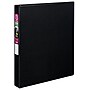 Avery 1" 3-Ring Non-View Binders, Slant Ring, Black (27250)~#|#~881B7171-8C57-413B-95E69A4397BAD22C_sc7