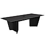 Regency Array 96"W x 48"D Conference Table with Grommet, Ash Grey/Black (ACT9648AGBK)~#|#~88516B78-DC40-4311-AAC5F6BCBE08F0BD_sc7