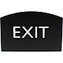 Lorell Arched Exit Sign, 4.5" x 6.8", Black (LLR02680)~#|#~8857ACB3-C011-473F-A15F8570F012C595_sc7