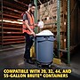 Rubbermaid Brute Round Trash Can Dolly, Black (FG264000BLA)~#|#~885806A8-F7F5-494F-8B679C4D7281CFD4_sc7