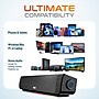 Delton SB200 20-Watt Wired/Wireless Soundbar Computer Speaker, Black (DSB200)~#|#~886CC25D-730A-477C-BCD5FCFABAB6775C_sc7