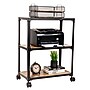 Mind Reader 3-Tier Multipurpose Utility Cart, Black (WDMTCART3T-BLK)~#|#~887C2E10-7445-4A96-83554617E3D831CC_sc7