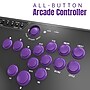 Mayflash F500 FLAT Wired Gamepad, PS/Xbox/Switch/PC/Steam Deck, Black/Purple (6970582690606)~#|#~888113D1-F770-4DD1-97E4B2B43CF64176_sc7