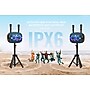 Worryfree Gadgets Party Box Wireless Bluetooth Speaker with 2 Mics & Tripod, Water Resistant, Dark Blue (WPB2-DBLU)~#|#~8898C3DF-8E57-4D65-A9123CD4B5FDCBEF_sc7