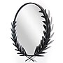 Infinity Instruments Emperor Metal Wall Mirror, 22" (20007BK)~#|#~88A6F4AB-5DE1-4F8E-9230CEFA6323CEB3_sc7