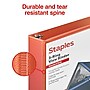 Staples 1 1/2" 3-Ring View Binder, D-Ring, Orange (26442-CC)~#|#~88ABCC21-9CB0-469A-B7639AC5A49C3D49_sc7