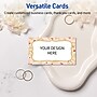 Avery Gold-Pink Berries Matte Blank Card, White, 80/Pack (S00-FGC)~#|#~88B66F07-4165-4454-93A8C23C1FA4D97B_sc7