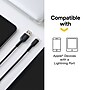 NXT Technologies™ 6 Ft. Braided Lightning to USB Cable, Black (NX60464)~#|#~88BF4A78-D3F4-4090-BEE11759B6D486B6_sc7