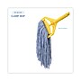 UNISAN Mop Head, Standard Head, Cotton/synthetic Fiber, Cut-End, 20oz, Blue, 12/carton~#|#~88BFCED6-338F-43C2-9005D7392372A99D_sc7