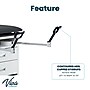 Viva Comfort Exam Table, 500 lbs. Capacity, Black (ADI996-09-S2-BLK-MK)~#|#~88C14FFF-ADD6-4B03-ABB3C3BF13CBF099_sc7