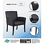 Boss Office Products Vinyl Guest Chair, Black (B639-BK)~#|#~88CA13DB-9403-489E-85EA05B2D66521A6_sc7