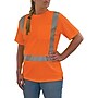 Ergodyne GloWear 8274 High Visibility Short Sleeve Women’s T-Shirt, ANSI Type R Class 2, Orange, X-Small (22081)~#|#~88F239B9-D5F6-4E89-A1DAE2E6858D988A_sc7