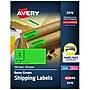 Avery Sure Feed Laser Shipping Labels, 2"x 4", Neon Green, 10 Labels/Sheet, 100 Sheets/Box (5976)~#|#~88FB67C6-D108-4BF3-9A4A201C2F1F405D_sc7