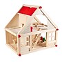 Hey! Play! Plywood Dollhouse, 15.0 x 11.5 x 15.8, Brown (80-YC60050A)~#|#~891D67BA-EBC1-468E-B4B153D68BA543C2_sc7