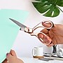 Westcott Vintage 8" Stainless Steel Heavy Duty Scissors, Pointed Tip, Rose Gold Finish (16968)~#|#~89233E91-5C46-420F-9FE7B1B27DF095DF_sc7