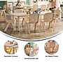Flash Furniture Emmy Rectangular Activity Table Set, 23.625" x 47.25", Height Adjustable, Natural (YU06036RECTBLNA)~#|#~896DB4B3-0E0A-4AC1-BC79588699F6219D_sc7