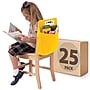 Seat Sack Seat Storage, 9.45" x 8.07" x 10.83", Yellow, 25/Pack (14194)~#|#~899A5348-1DA3-4283-BACD6E9C74817E10_sc7