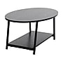 Household Essentials Jamestown 39"W x 23"D Laminate Coffee Table, Black Oak/Black (8178-1)~#|#~89AE0278-7E09-40DE-92BD00792BB54FBE_sc7