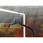 Nahanco 17" Plastic Heavy Weight Top Hanger, Black, 100/Carton (25500BHMG)~#|#~89B99361-8DF7-4A69-BFA866FE80A20BEE_sc7