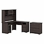 Bush Furniture Cabot 60"W L Shaped Computer Desk with Hutch and Lateral File Cabinet, Heather Gray (CAB005HRG)~#|#~89BADD01-FEE6-49B4-B93DAB942343AE68_sc7