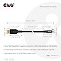 Club 3D 3.28' USB C to DisplayPort Audio/Video Cable, Male to Male, Black (CAC-1559)~#|#~89BD46C1-3DAD-4490-829059F0F2E44EEA_sc7