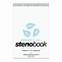 Roaring Spring Paper Products Enviroshades Steno Pad, 6" x 9", Gregg Ruled, Blue, 80 Sheets/Pad, 4 Pads/Pack (ROA12284)~#|#~89C37CEE-81E9-449F-94465CB609C1A37F_sc7