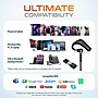 Delton 90X/C24 Wireless Noise Cancelling Bluetooth Earpiece and 1080p Webcam Bundle, Black (DBTHEAD90XBNDL)~#|#~89C5358A-DB63-47A6-A4AF068CD2948C7B_sc7