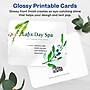Avery Integrated Cards, 4.25" x 5.5", Glossy White, 20/Pack (95276)~#|#~89D34B1E-6E47-4C25-B76AF624152B092B_sc7