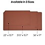 Smead Large Vegan Leather Anti-Slip Desk Pad, 36" x 17", Brown (64827)~#|#~89EDE6C7-E50A-451D-A1DA0FDCC0DB3D03_sc7