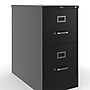 Staples 2-Drawer Vertical File Cabinet, Locking, Letter, Black, 26.5"D (28882D)~#|#~89F2E668-C473-42E4-90FC6600F3AD28D2_sc7