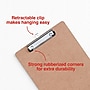 Staples® Hardboard Clipboard, Letter Size, Natural Brown, 3/Pack (ST63361)~#|#~89FFB9F4-366A-4F86-A96BD85BB4658C21_sc7