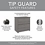 Bush Furniture Cabot 2-Drawer Lateral File Cabinet, Letter/Legal Size, 30" H x 31" W x 20" D, Modern Gray (WC31380)~#|#~8A039B16-864D-4A9E-94643300A9121744_sc7