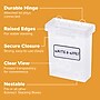 Bostitch Konnect Nest Small Stackable Boxes, Clear, 2/Pack (23227-2PK)~#|#~8A1C3810-7AAD-49C6-ACA06FEA7653CE3F_sc7
