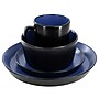 Elama Bacarra Stoneware Dinnerware Set, Black/Blue, 16 Piece~#|#~8A21F27C-0AAF-4470-A0B8B0815C12D50D_sc7