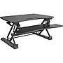 Lorell Active Office Adjustable Gas Lift Monitor Riser Stand, Up to 47" Monitor, Black (LLR99553)~#|#~8A26A4F4-8AFD-4F66-B1819DD6A8478AA3_sc7