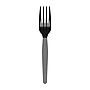 Dixie Individually Wrapped Polystyrene Fork, Medium-Weight, Black, 1000/Carton (FM53C7)~#|#~8A54A38E-AF1A-494B-B1EC504955024B48_sc7
