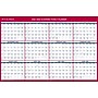 2025-2026 AT-A-GLANCE 48" x 32" Academic Yearly Wet-Erase Wall Calendar, Reversible, White/Red (PM36AP-28-26)~#|#~8A66865A-F8C8-4DDF-B20DB6AB13AD336B_sc7