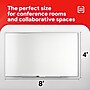 TRU RED Melamine Whiteboard | Large Dry Erase Board for Wall, White Board with Gray Frame, 8ft x 4 ft, 1 Black Marker Included~#|#~8A6879AD-8537-4F47-802E056A6596529A_sc7
