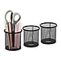 Mind Reader Metal Pen Holder, Black, 3 Pieces/Set (CLIPMESH3-BLK)~#|#~8A80461E-BFD5-40DC-A71136A227D86341_sc7