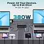 Turonic 380W 8-Port Desktop Charging Station USB-C & USB-A, Black (350H48)~#|#~8AA61853-F210-4877-8FC40A4BDB464C2A_sc7