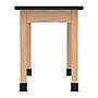 Diversified Woodcrafts PerpetuLab Book Compartment Rectangular Science Lab Table, 60" x 24", Oak (C7602BK30N)~#|#~8AB52A0E-DA65-4F75-A239681A6D0090E3_sc7