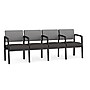 Lesro Lenox Steel 4-Seat Tandem Seating, Patriot Plus Charcoal/Chambray Grey (LS4103.SBK-02CHGY.03PPCL)~#|#~8AD2B2B0-EB3B-4F41-BA1D2FCF39434BAE_sc7